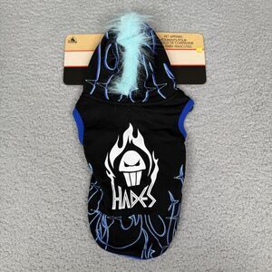 Disney Tails Hades‎ Dog Costume Hoodie Size XS Hercules Villain Pet Apparel NWT